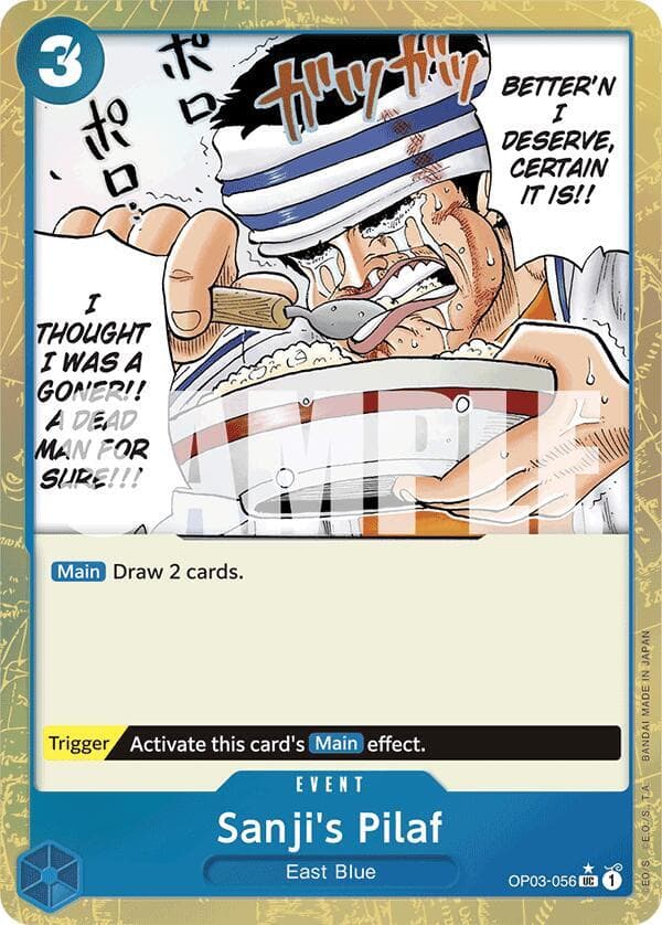 Sanji's Pilaf (Textured Foil)