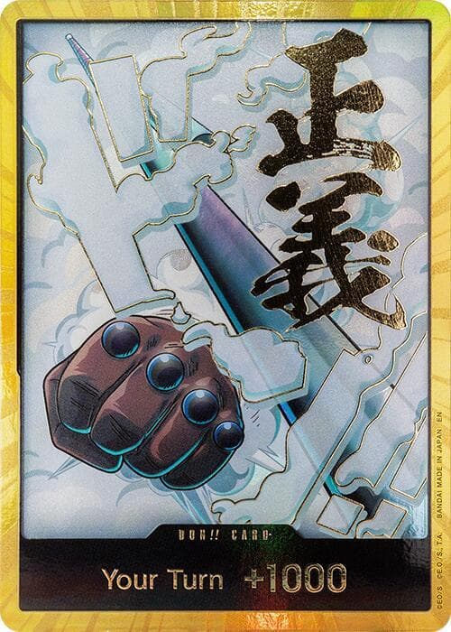 DON!! Card (Smoker) (Gold)